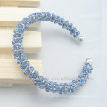 Hot sale Aqua Crystal Fashion Bangle Bracelet